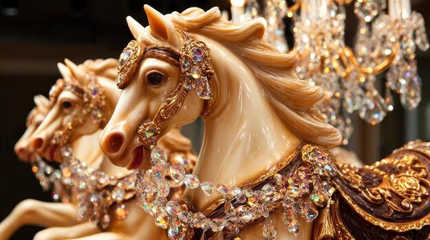 Each orb reflects Rococo elegance, with intricate patterns and lavish gilded surfaces grand embellishments. photo