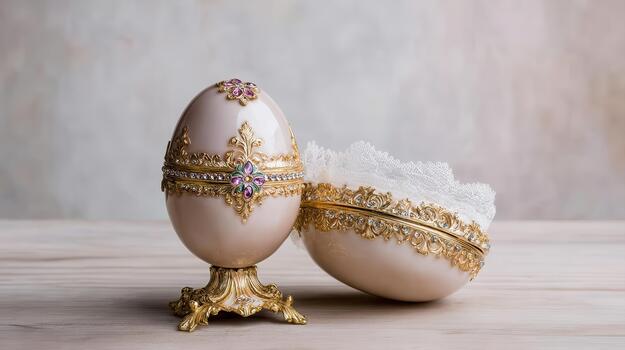 Luxurious Rococo orbs feature delicate engravings and ornate gold flourishes on every curve grand embellishments. photo