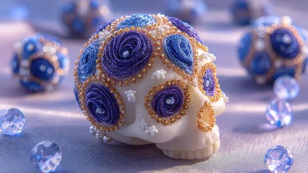 Each Rococo orb is a symbol of elegance, featuring lavish scrolls, patterns, and gilding ornate splendor. photo