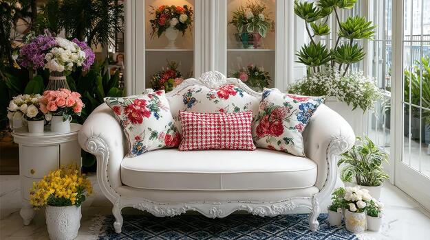 Exquisite Rococo orbs combine delicate patterns with rich textures for a lavish display grand embellishments. photo
