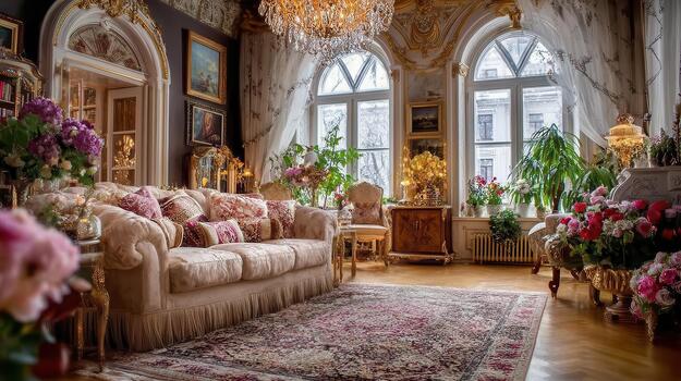 lujoso rococó orbes añadir elegancia a ninguna habitación, su intrincado patrones reflejando arte grandioso adornos foto