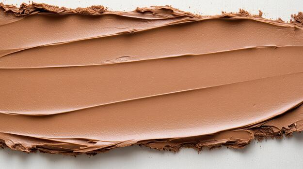 cremoso suave chocolate untado textura con suave Destacar y calentar marrón tono foto