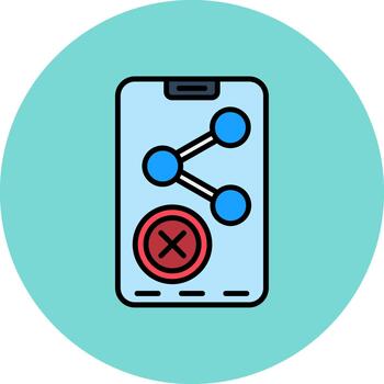 Dont Share Creative Block Fragment vector