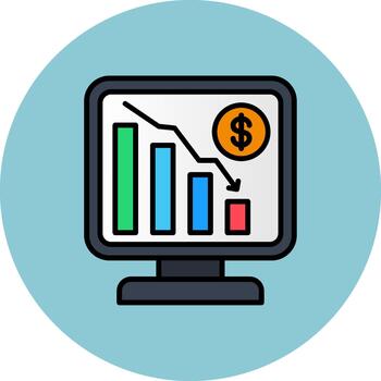 bar grafico suave píxel formar vector