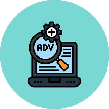 Advanced Search Frosted Pixel Unit vector