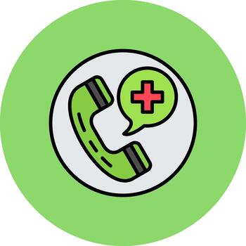 Emergency Call Sharp Render Texture vector