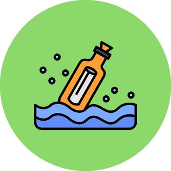 Message In A Bottle Urban Tone Module vector