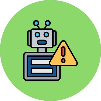 robótica sutil carrera parche vector