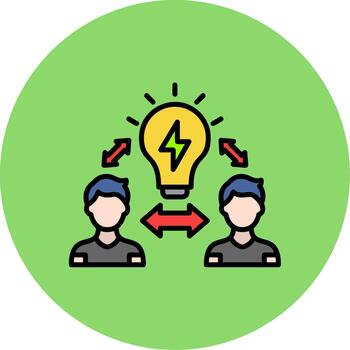 Relation Subtle Stroke Patch vector