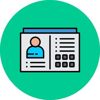 conducción licencia resumen modelo bloquear vector