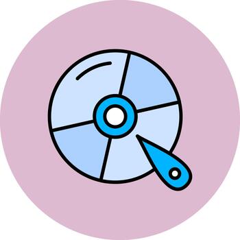 disco suave sombra elemento vector