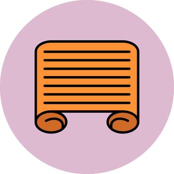 Ribbon Banner Minimal Curve Block vector