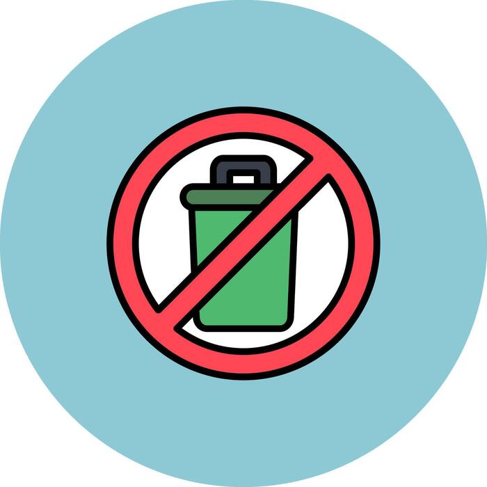 No Trash Disposal Vector Art, Icons, and Graphics for Free Download