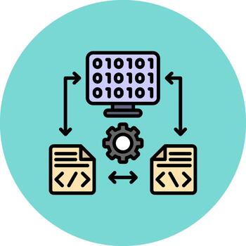 Coding Crystal Line Motif vector