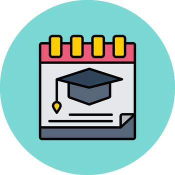 Year Dynamic Color Fragment vector