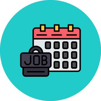 calendario resumen modelo bloquear vector