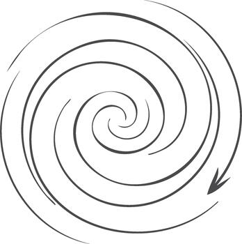 arremolinándose vórtice gráfico espiral diseño elemento para navegación, animación, y creativo visuales vector