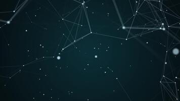 abstrakt nätverk anslutningar och data strömma i en digital Plats. video