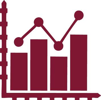 Bar and Line Chart Displaying Business Data and Financial Growth, Graph Diagram vector