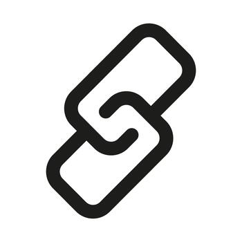 enlace línea icono. profesional minimalista símbolo diseñado como un prima línea icono para conexión, asociación, y en línea navegación vector