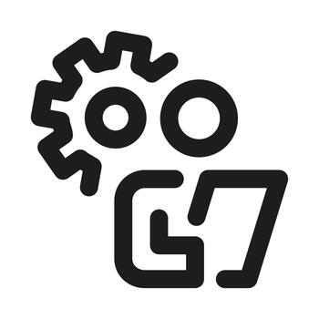 técnico profesional línea icono. moderno minimalista símbolo diseñado como un prima línea icono para ingeniería, tecnología, y innovación vector