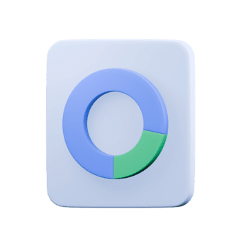 3d Diagram munk, paj Diagram. 3d Diagram på ett isolerat bakgrund. finansiell stock marknadsföra, data analys, och företag begrepp. png