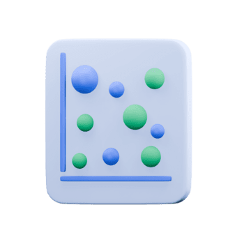 dispersión trama 3d icono en aislar antecedentes png