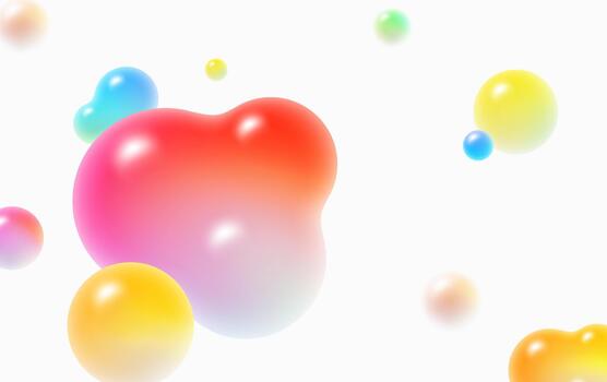 Abstract background blobs vector