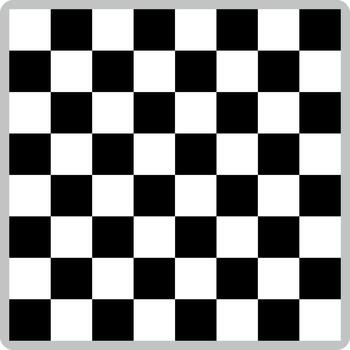 Flat Chessboard Icon for Strategy, Logic, and Game Design vector