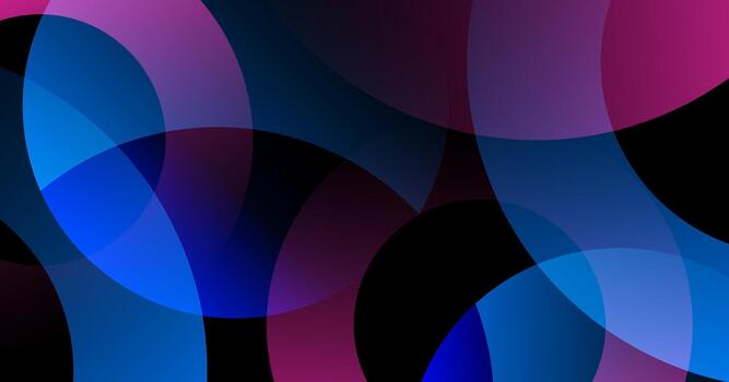 3D colorful abstract background overlap layer on dark space with circles effect decoration. Modern graphic design element cutout style concept for web banner, flyer, card, or brochure cover vector