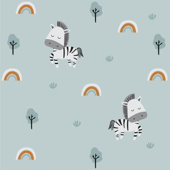 Seamless Zebra Fabric Pattern Texture for Textile and Print Design vector