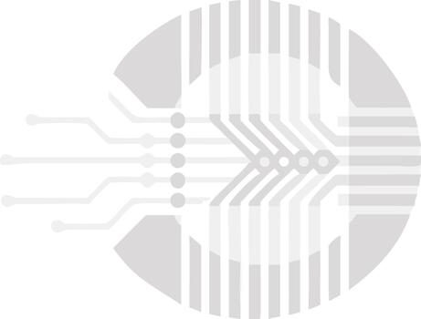 resumen gris circuito tablero diseño representando digital tecnología y datos Procesando, con intrincado líneas y conexiones simbolizando innovación y informática vector