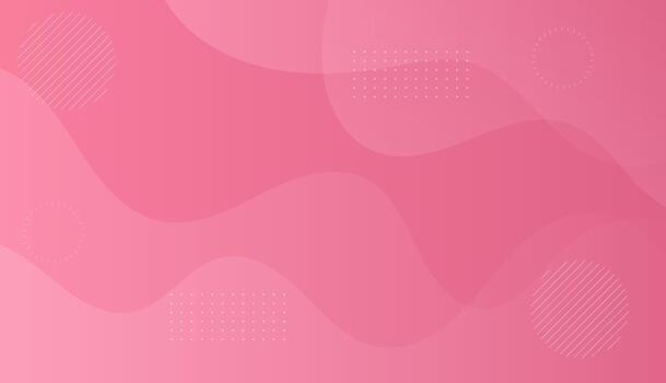 Abstract pink wavy background with patterns vector