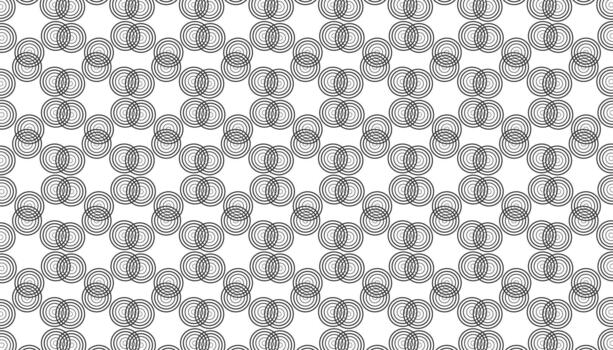 monocromo circular línea modelo con superposición concéntrico anillos formando un moderno geométrico decorativo antecedentes vector