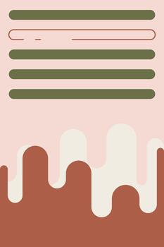 Minimal Organic Abstract Background with Soft Earth Tone Shapes and Fluid Curves vector