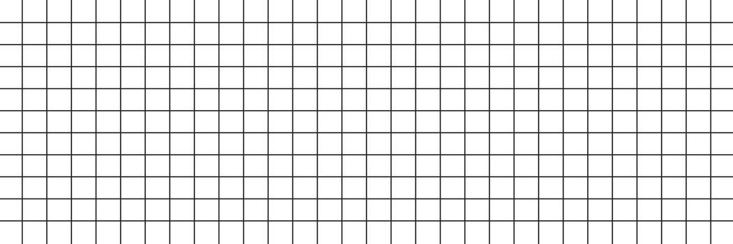 A graph paper with a grid of lines vector
