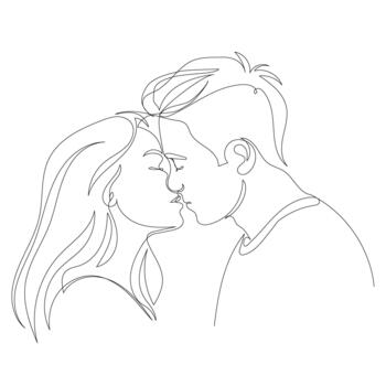 Minimal Continuous Line Drawing of Hands Making a Heart for Unity and Love vector