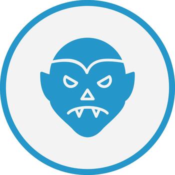 Dracula 3D Interface Shape Icon vector