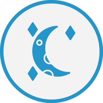 Moon Sharp Edge Visual Form vector