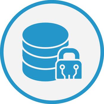 Data Encryption Creative Grid Symbol Design vector