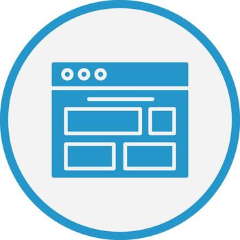 Web Browser Interactive Symbol Element vector