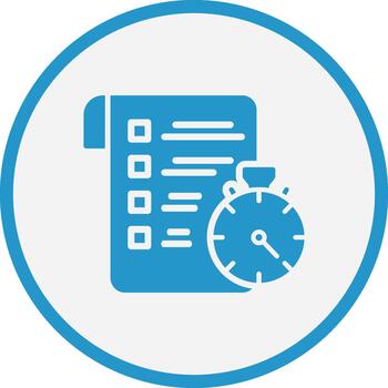 Lista de Verificación mínimo gráfico visual icono vector