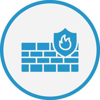 cortafuegos Delgado línea elemento gráfico vector