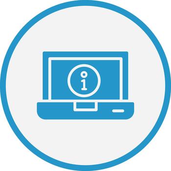 información mínimo ui elemento icono vector