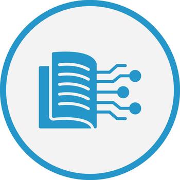 Digital Book Sharp Edge Visual Form vector