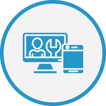 Data Synchronization Pixel Grid Artwork Icon vector