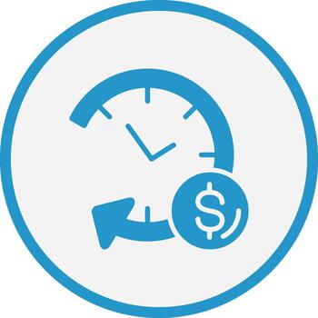 Long term debit Sharp Edge Visual Form vector