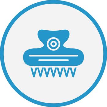 Hair Clip Sharp Edge Visual Form vector