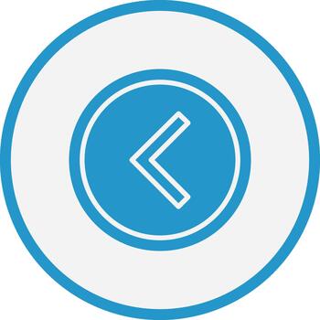 Left Arrow Modern Tech Object Graphic vector