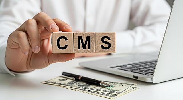 Cms content management system website platform software development digital marketing online business strategy technology internet solution photo